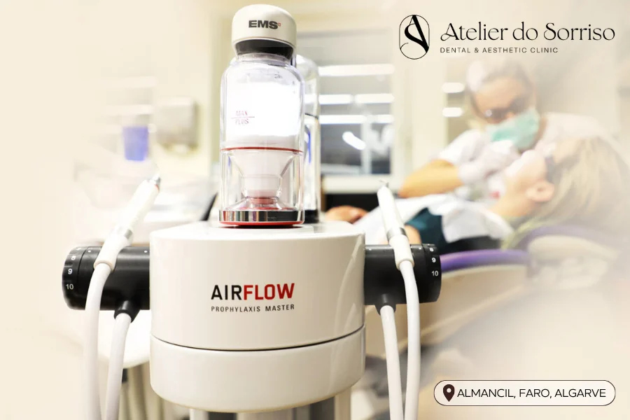 higiene dentaria airflow algarve faro almancil