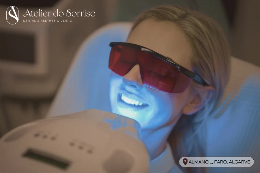 branqueament dentario laser algarve faro almancil
